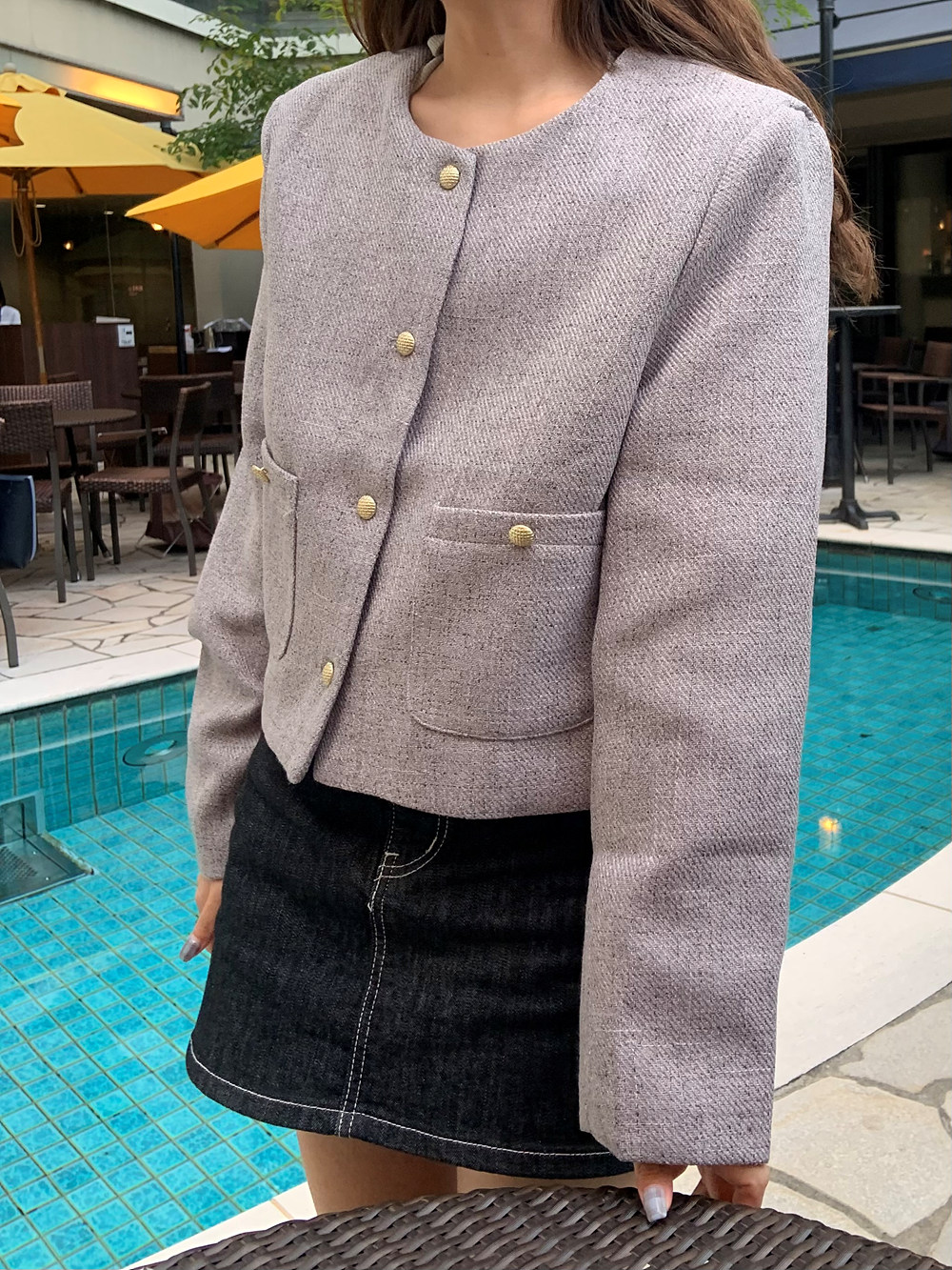 ノーカラージャケット | 詳細画像14