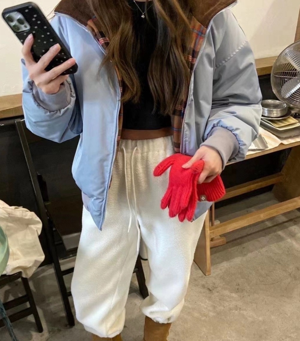 2WAYリバーシブルチェック中綿ジャンパー | 詳細画像5