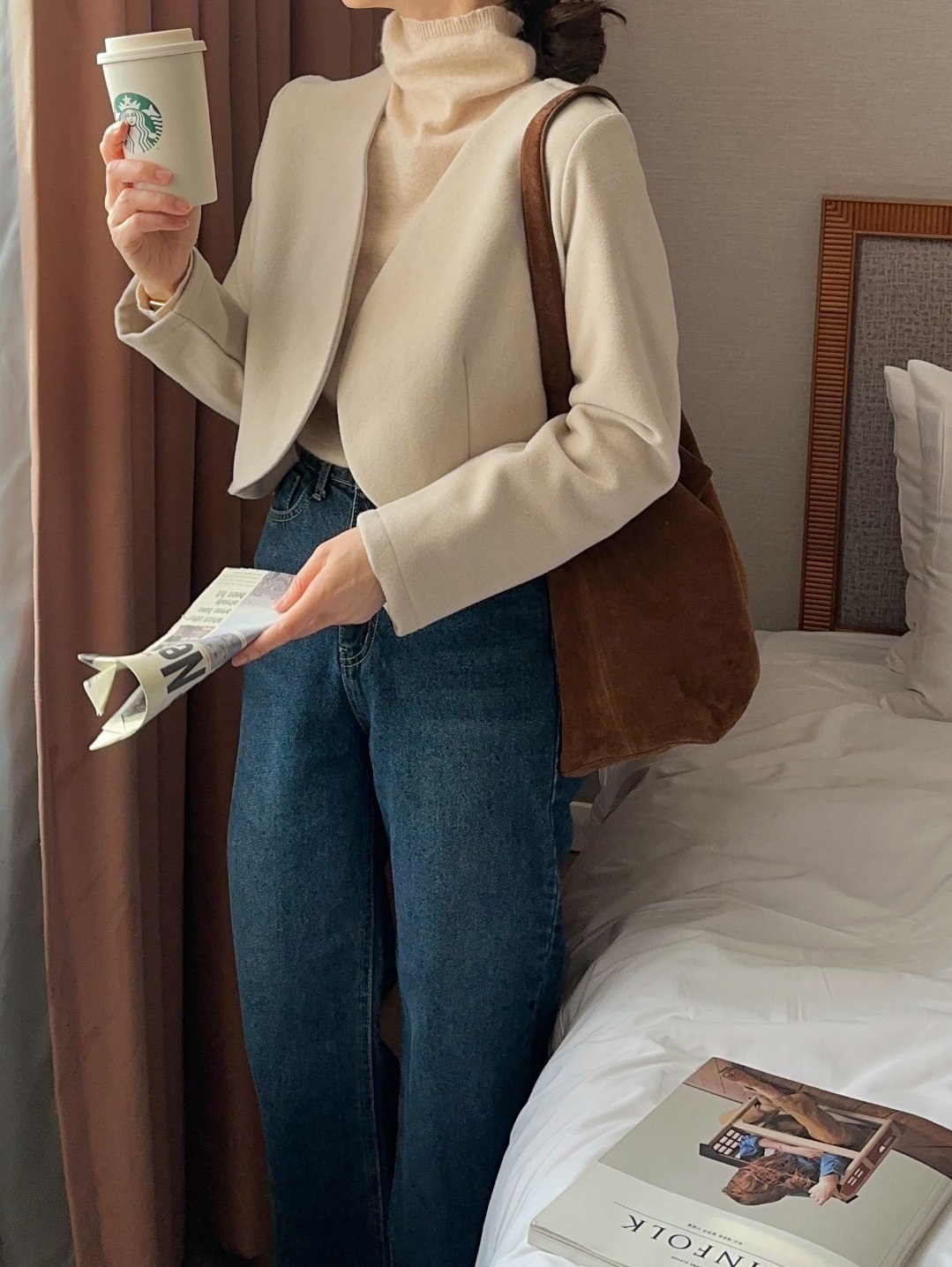 メルトンタッチダーツボレロジャケット | レディースファッション通販