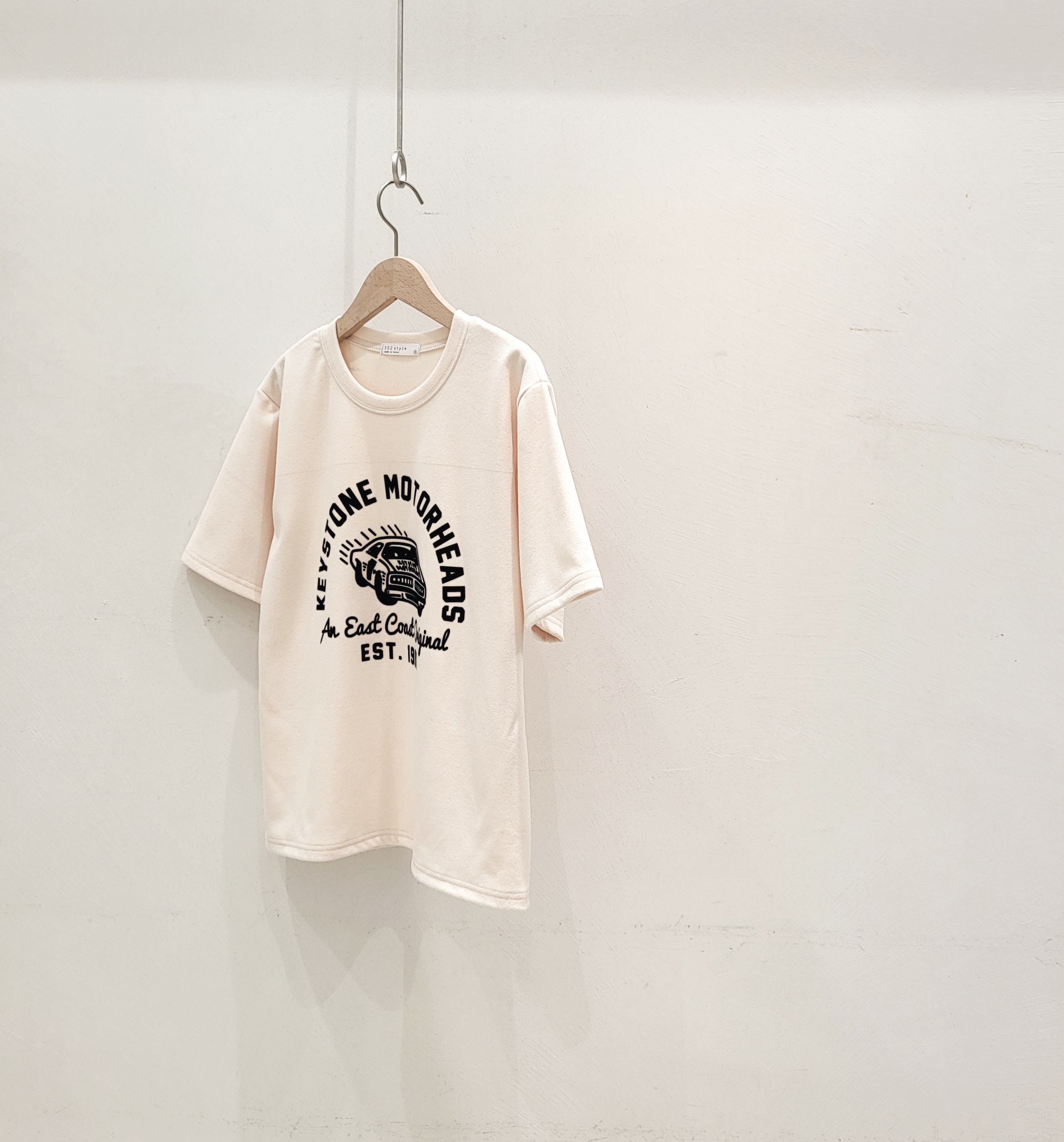 ピーチ起毛カープリント半袖Tシャツ | 詳細画像7