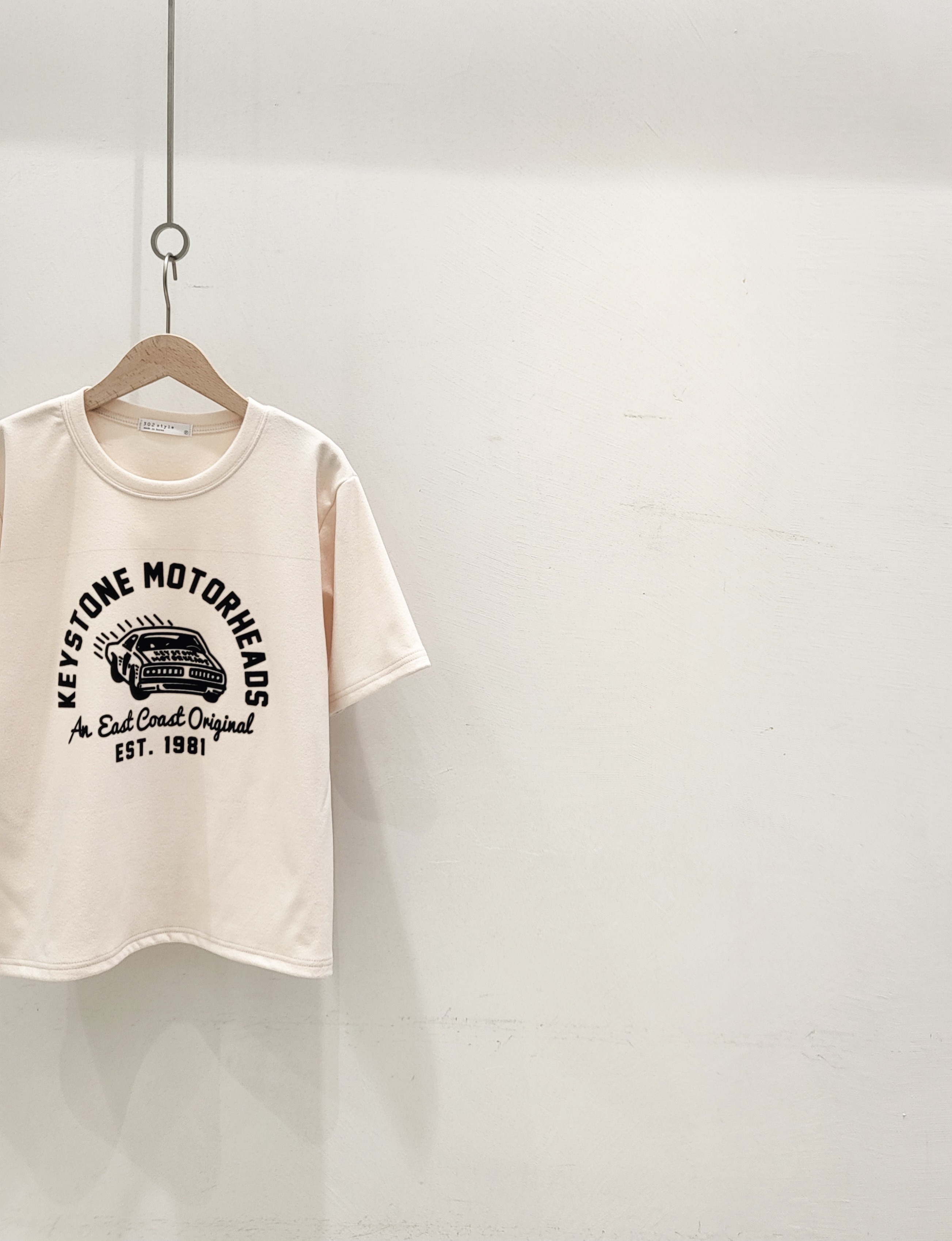 ピーチ起毛カープリント半袖Tシャツ | 詳細画像8