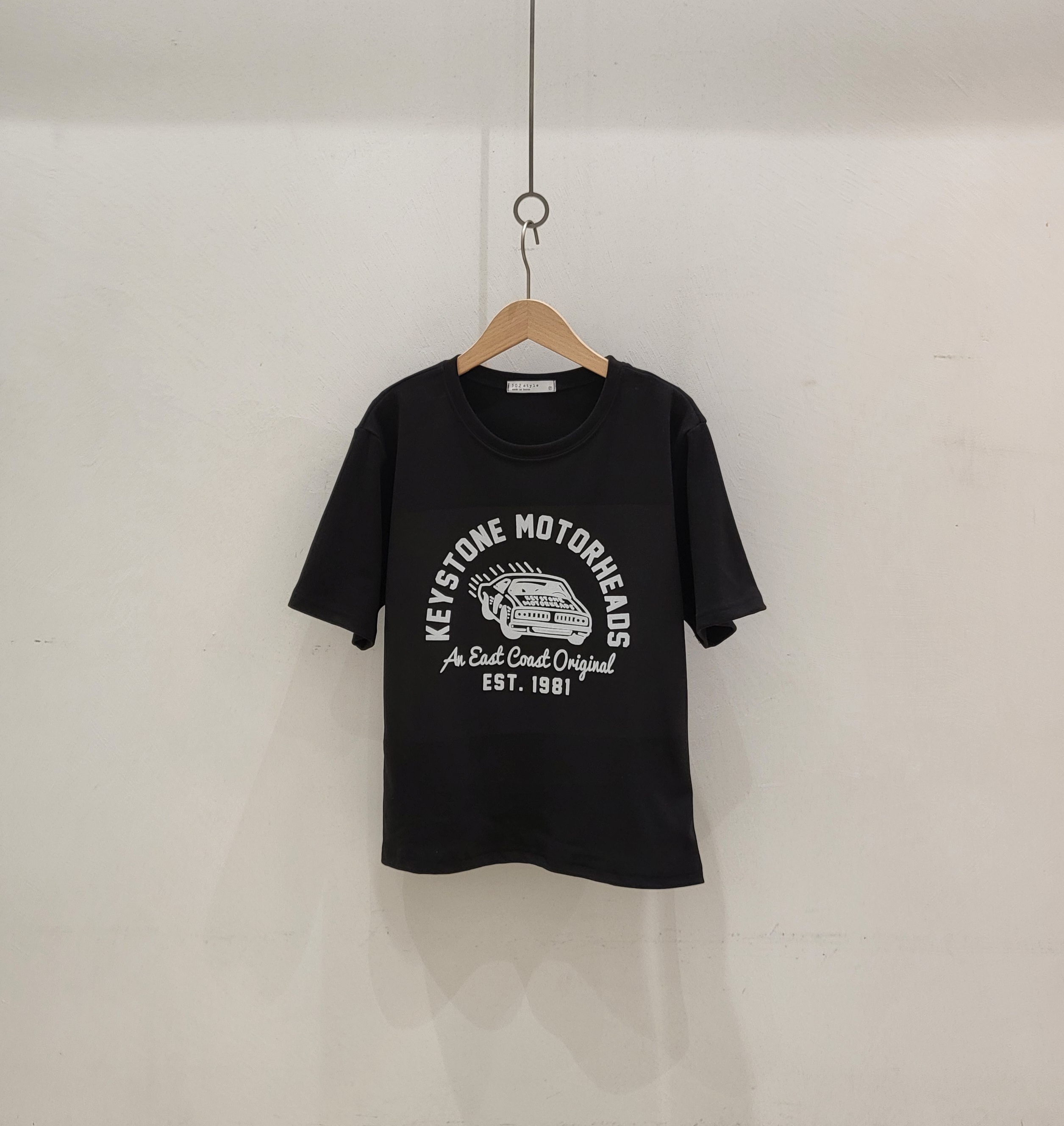 ピーチ起毛カープリント半袖Tシャツ | 詳細画像4