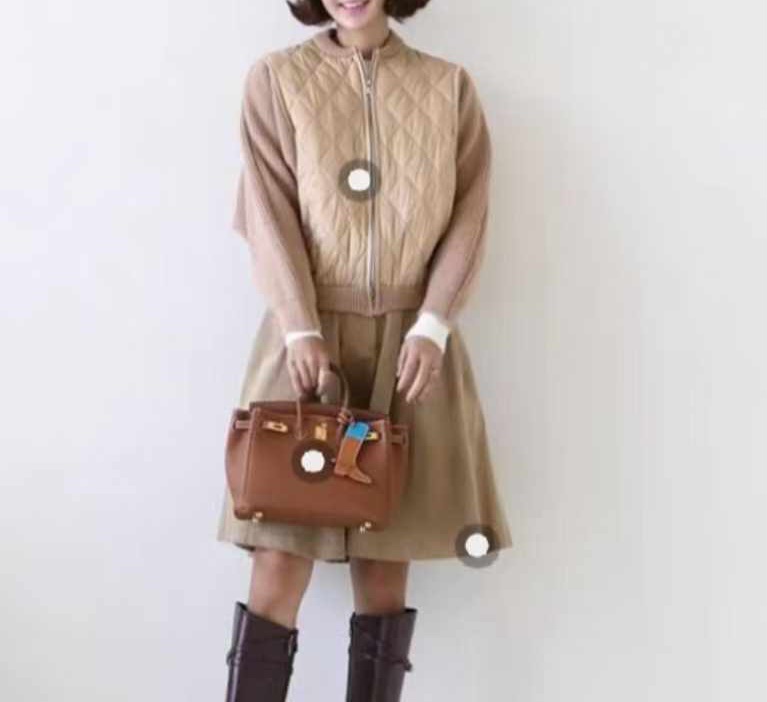 ニットスリーブキルティングブルゾンジャンパー | 詳細画像2