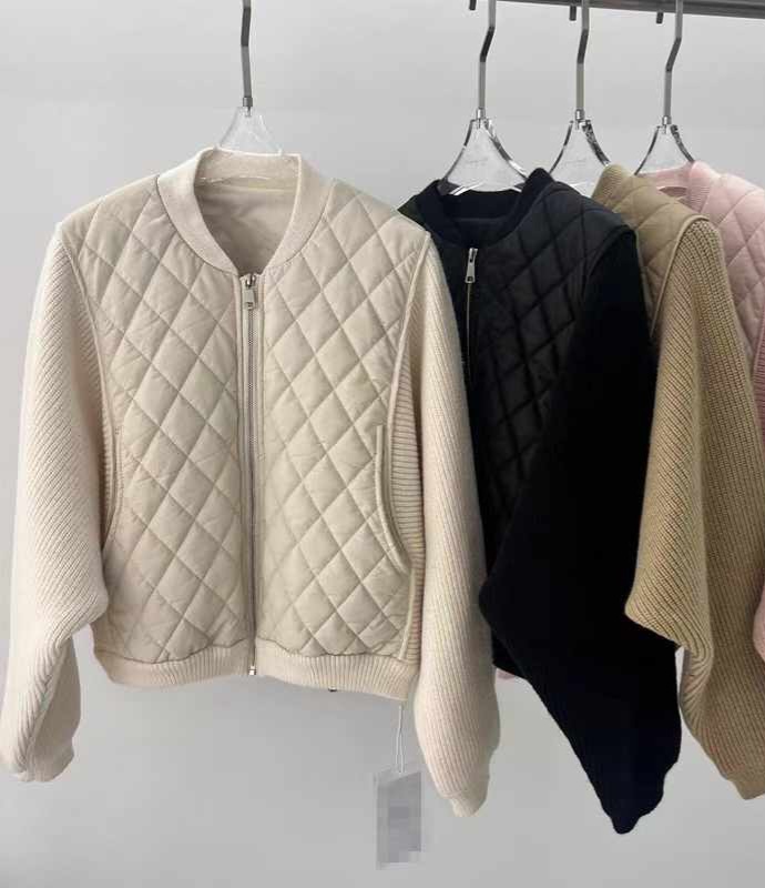 ニットスリーブキルティングブルゾンジャンパー | 詳細画像4