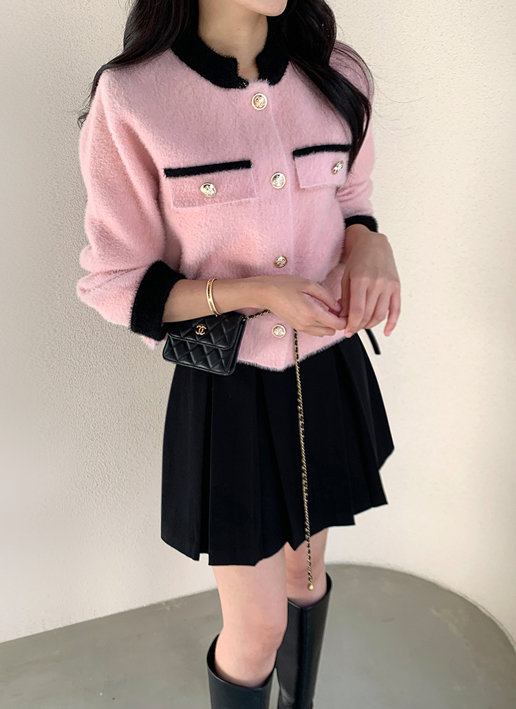 TODAYFUL ピンク色 ボタン付きカーディガン UVカットハートボタンカーディガン [C7057] - レディースファッション