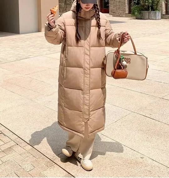 ドローコードフードロング中綿ジャンパー | 詳細画像1