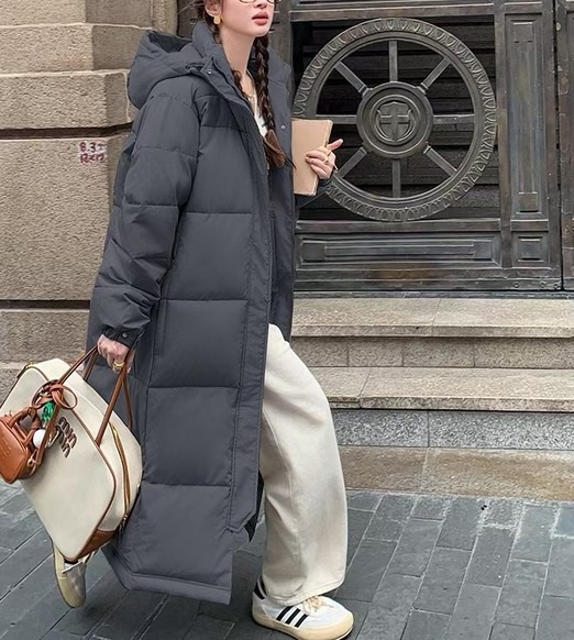 ドローコードフードロング中綿ジャンパー | 詳細画像9