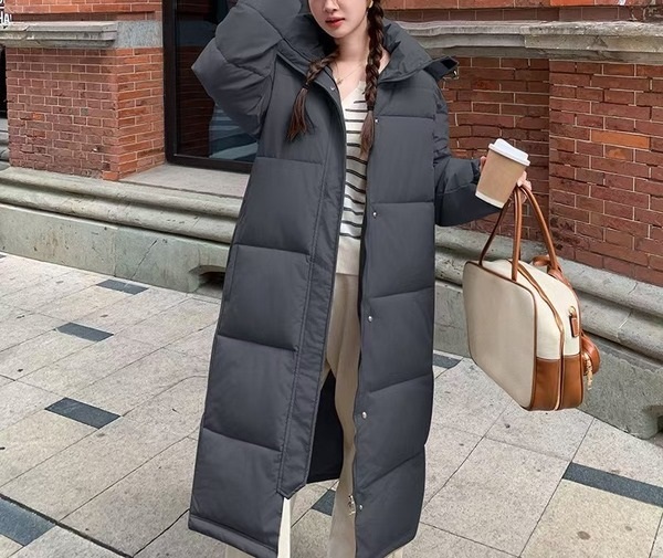 ドローコードフードロング中綿ジャンパー | 詳細画像11