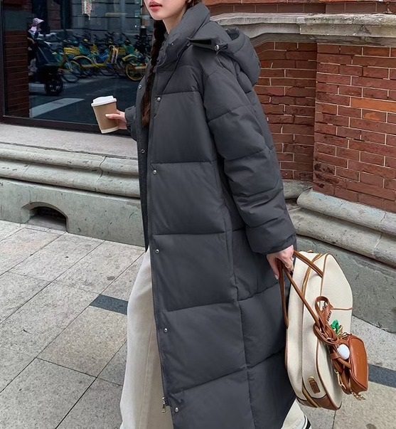 ドローコードフードロング中綿ジャンパー | 詳細画像12