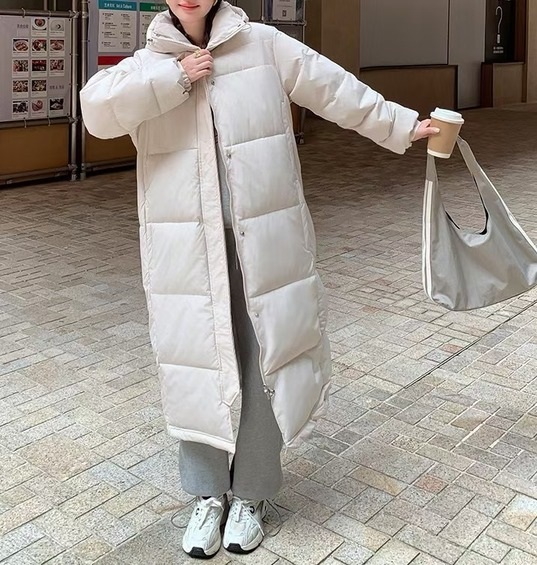 ドローコードフードロング中綿ジャンパー | 詳細画像13