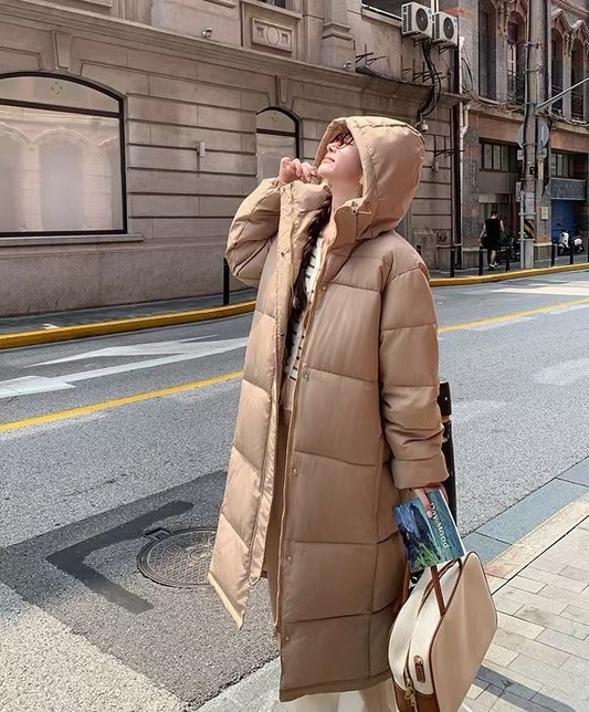 ドローコードフードロング中綿ジャンパー | 詳細画像14