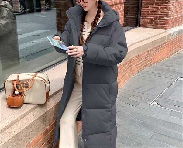 ドローコードフードロング中綿ジャンパー | 詳細画像16