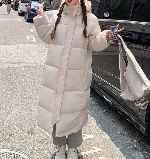 ドローコードフードロング中綿ジャンパー | 詳細画像17