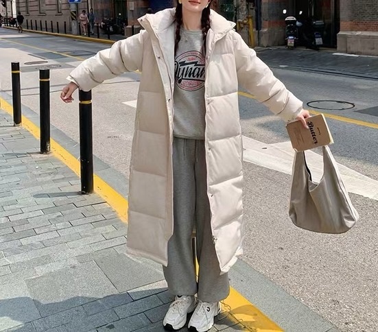 ドローコードフードロング中綿ジャンパー | 詳細画像21