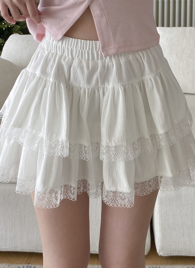 YURI　スカート6点 太ベルトプリーツスカート（スカート）｜one way（ワンウェイ