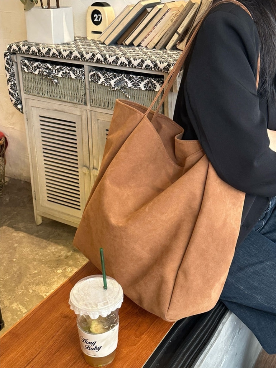 ビッグスエード調トートバッグ | 詳細画像4