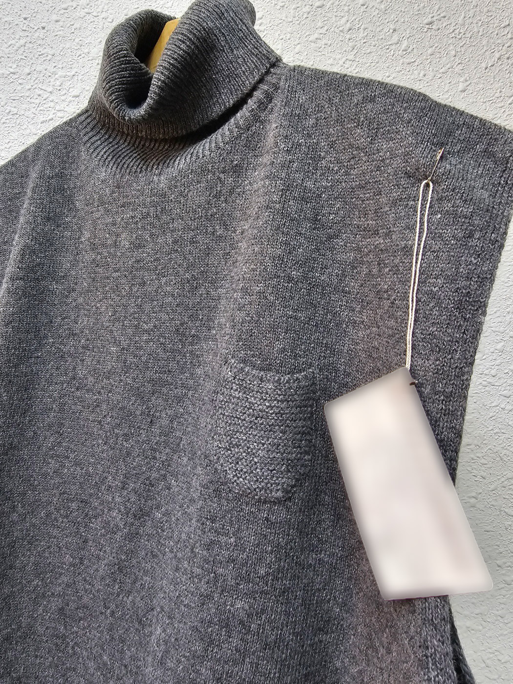 ウール混タートルポケットニットベスト | 詳細画像11