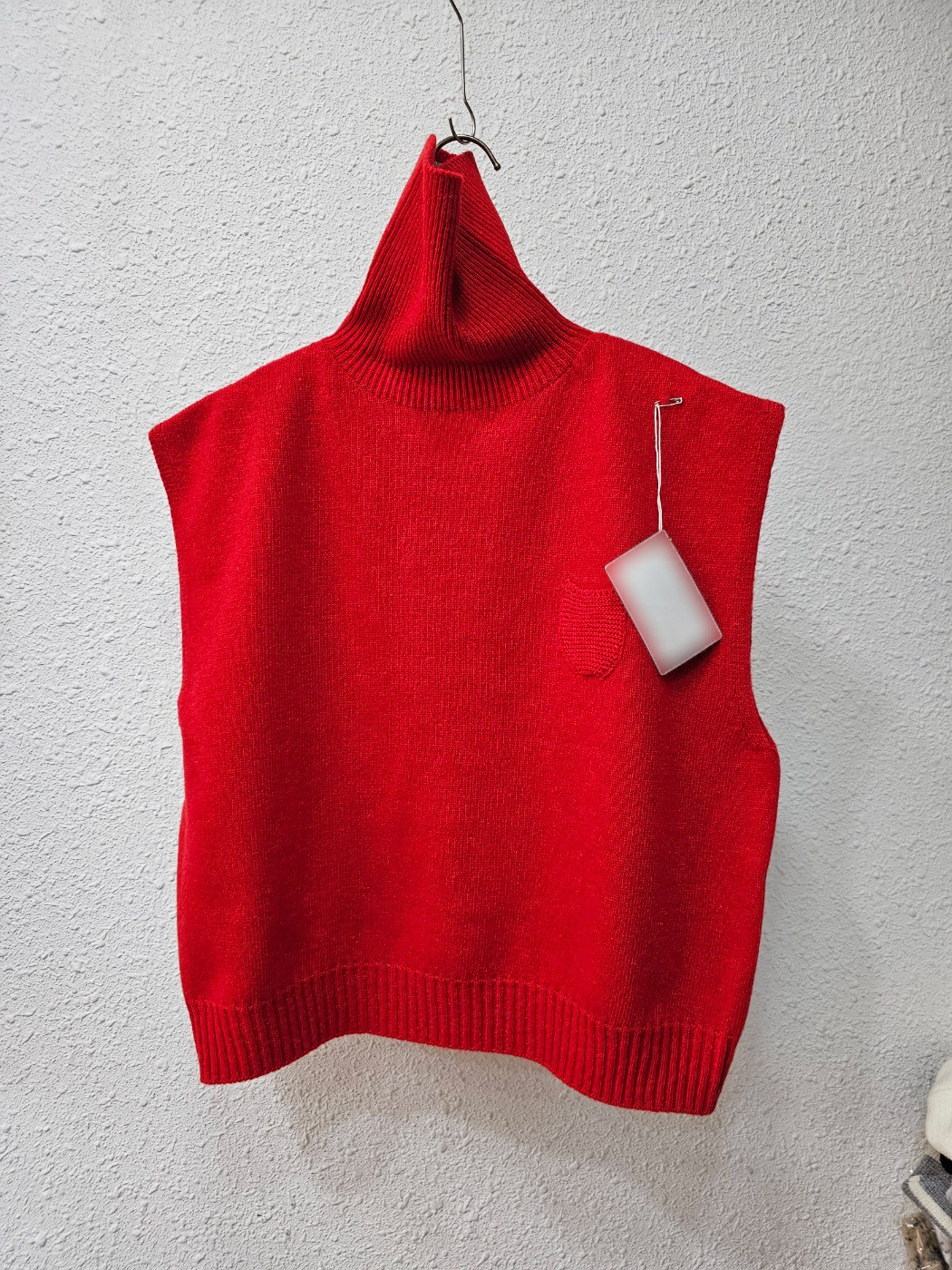 ウール混タートルポケットニットベスト | 詳細画像9