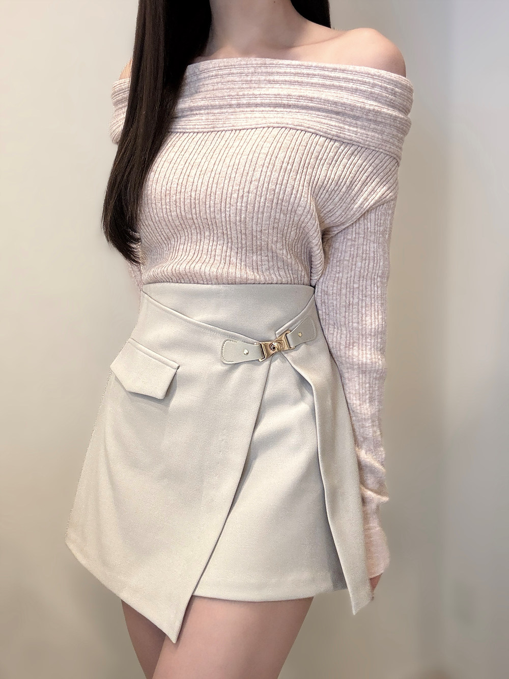 パンツ裏地ゴールドビットミニスカート | 詳細画像11