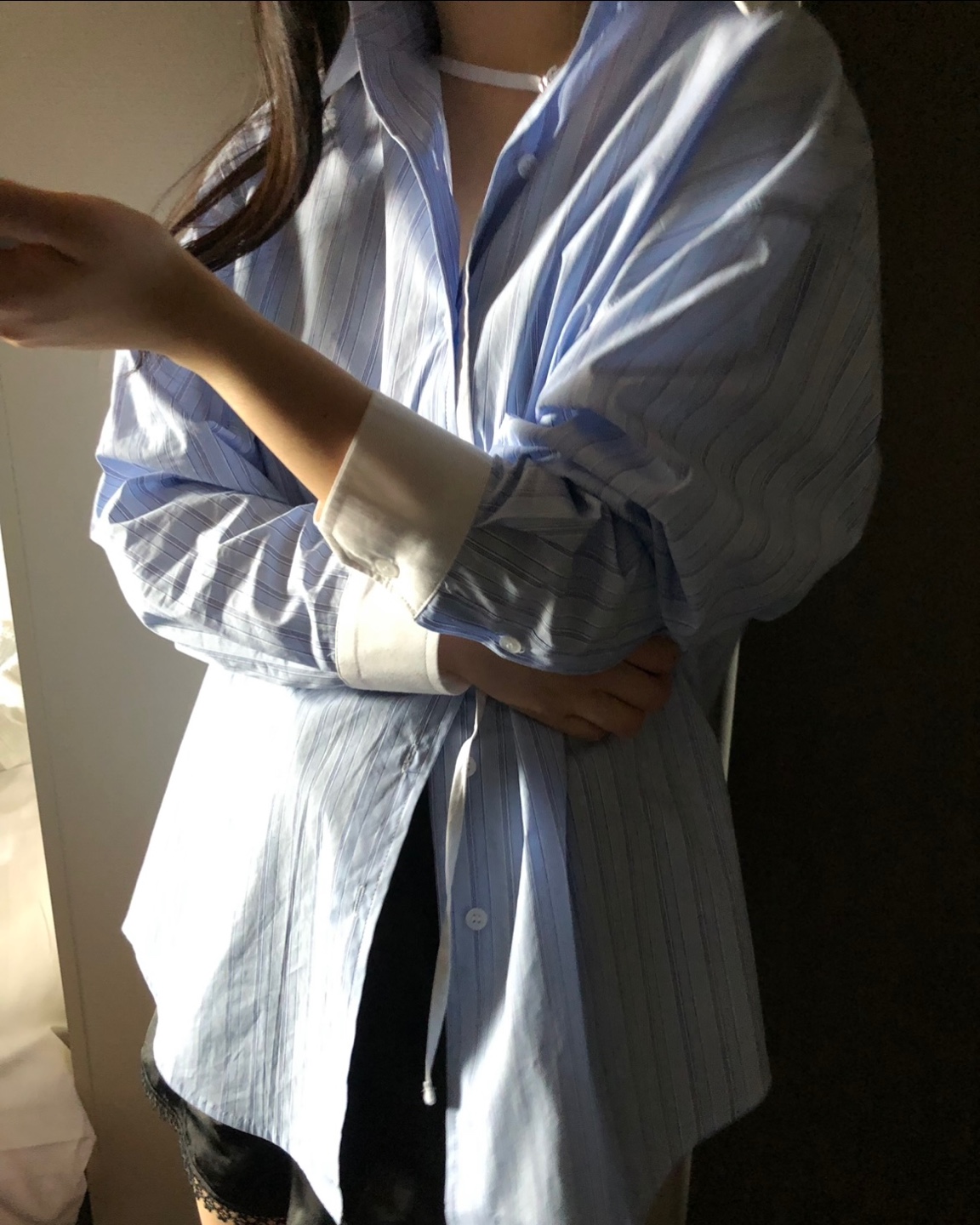 2TYPEベルトネックボクシーシャツ | 詳細画像3