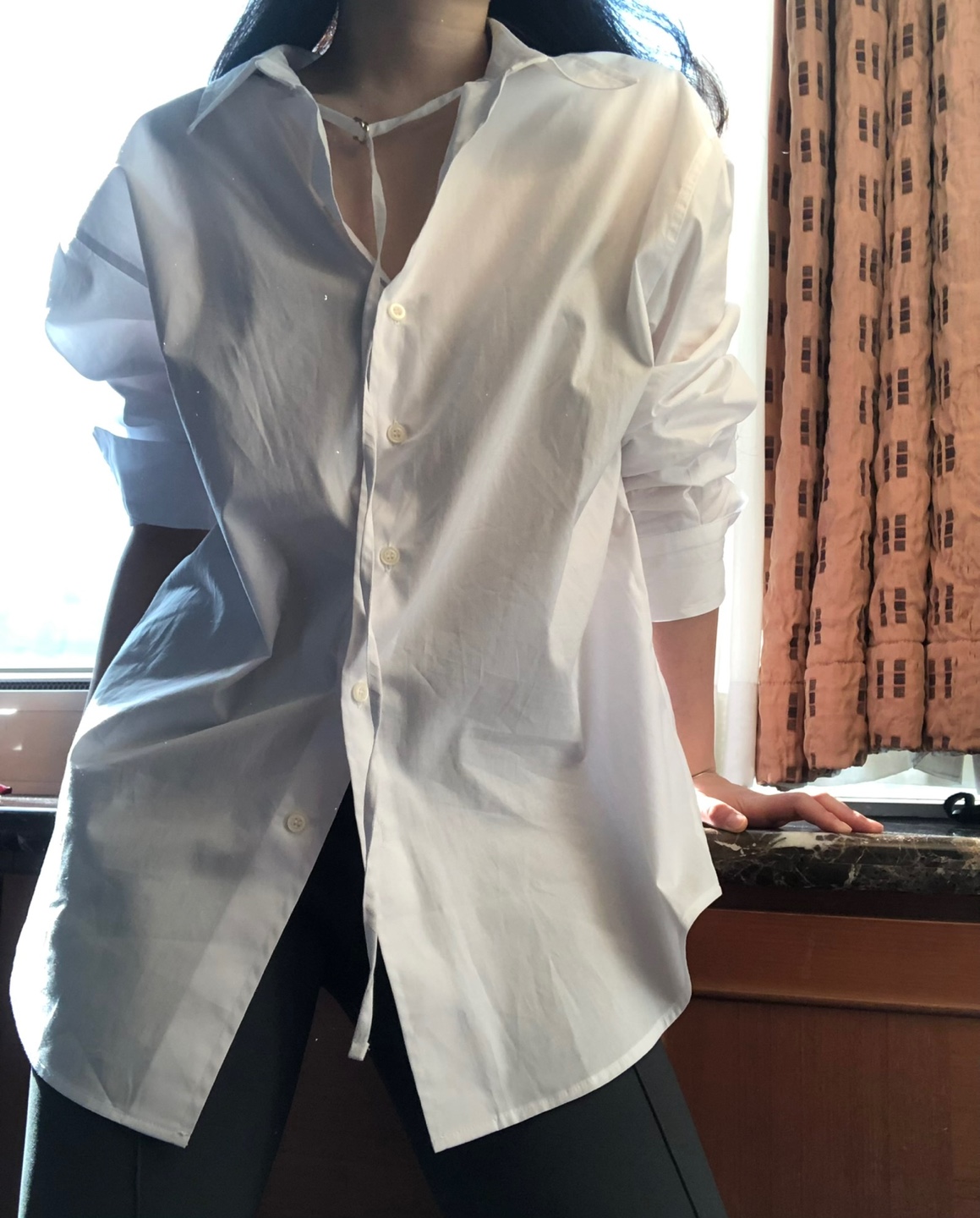 2TYPEベルトネックボクシーシャツ | 詳細画像5