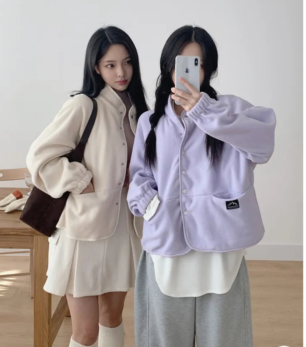 両起毛ハイネックポケットジャケット | 詳細画像3