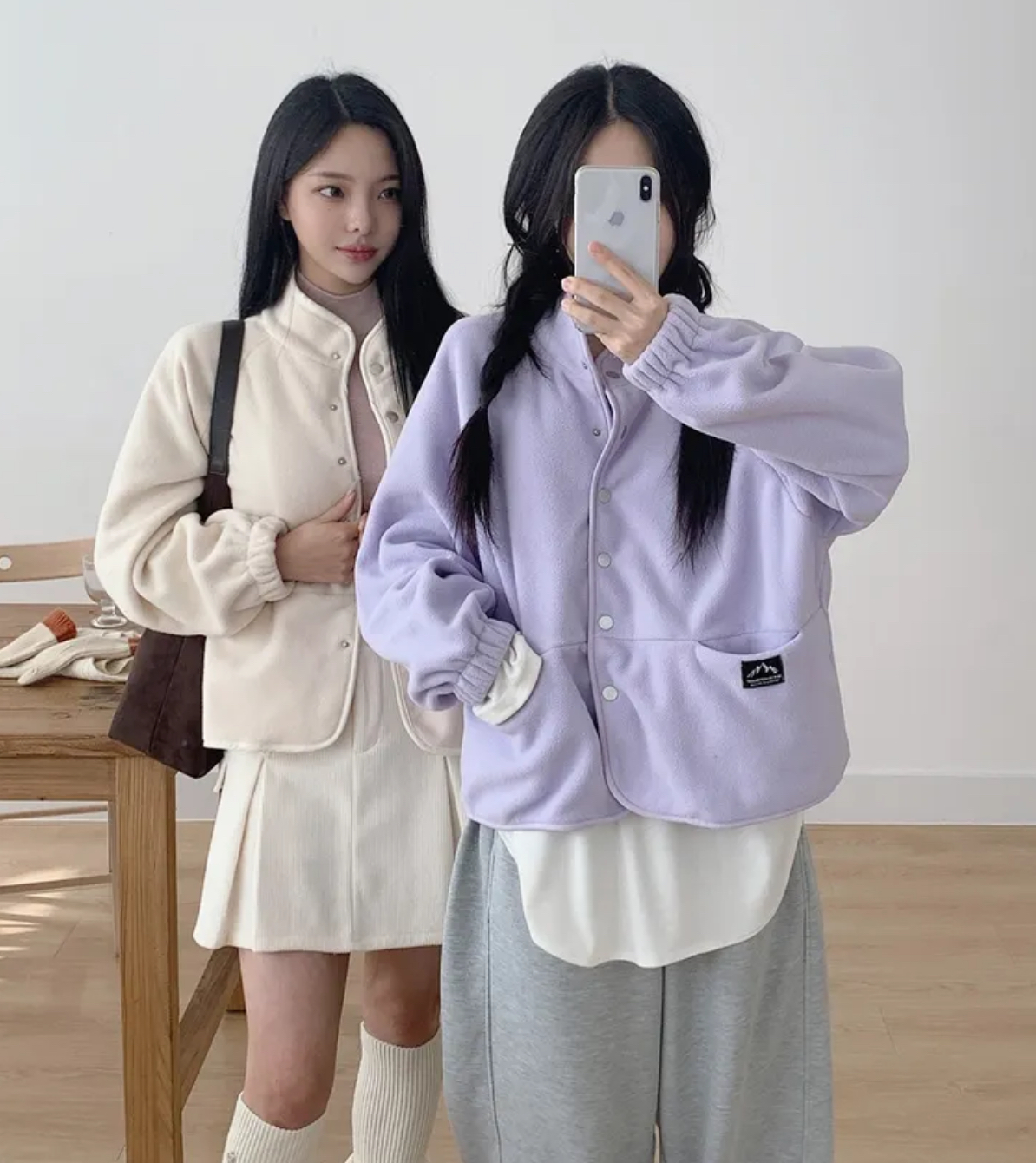 両起毛ハイネックポケットジャケット | 詳細画像6