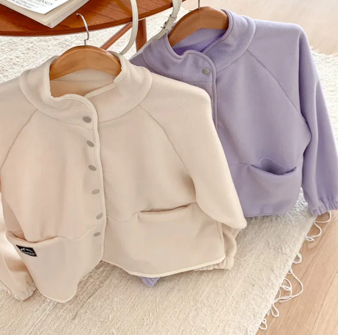 両起毛ハイネックポケットジャケット | 詳細画像10