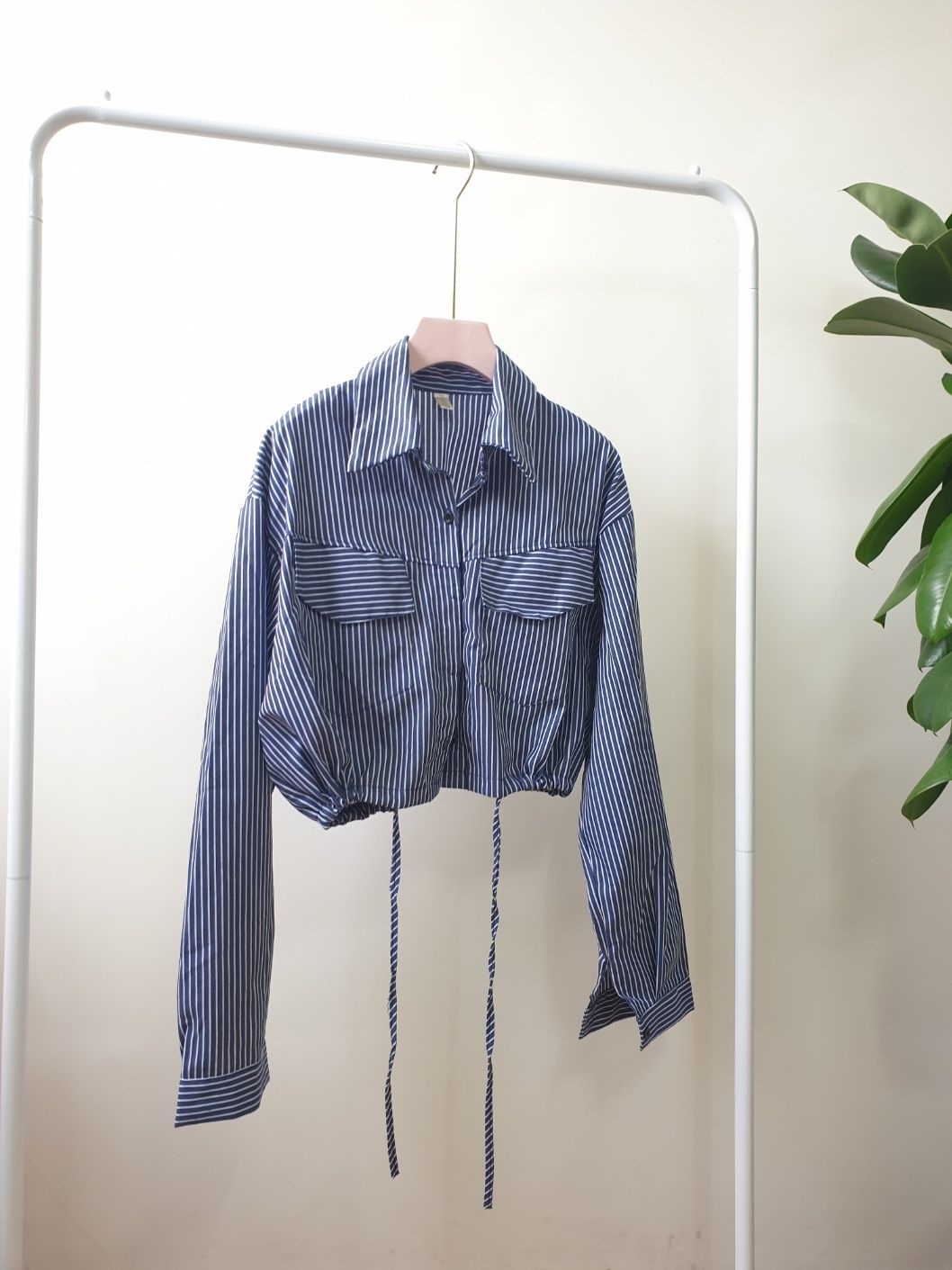 ドロストストライプポケットシャツ | 詳細画像7