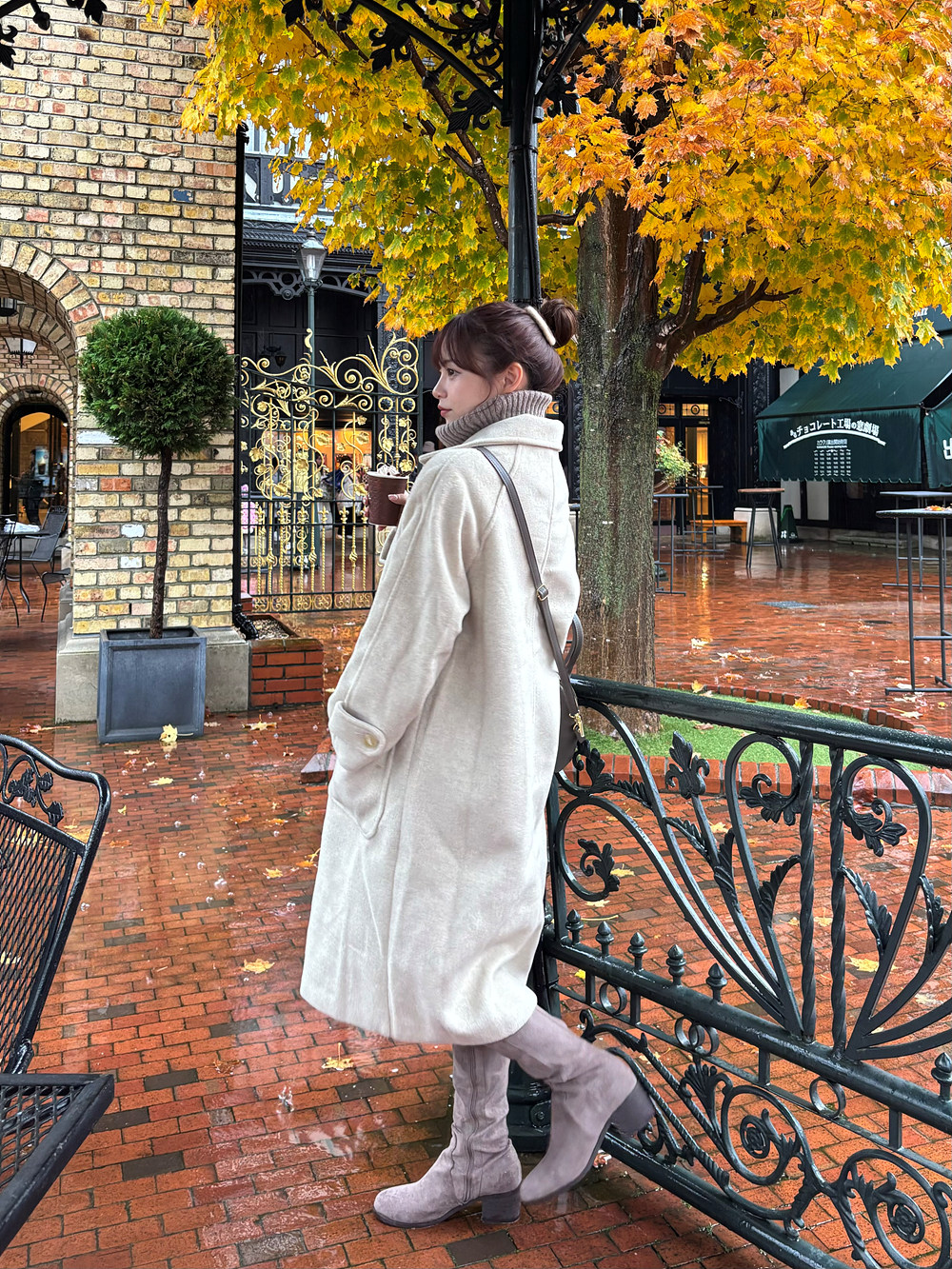 希少カラー•完売品【ロング丈／トグルボタン（レザー紐）】イエナ／ダッフルコート 希少カラー•完売品【ロング丈／トグルボタン（レザー紐