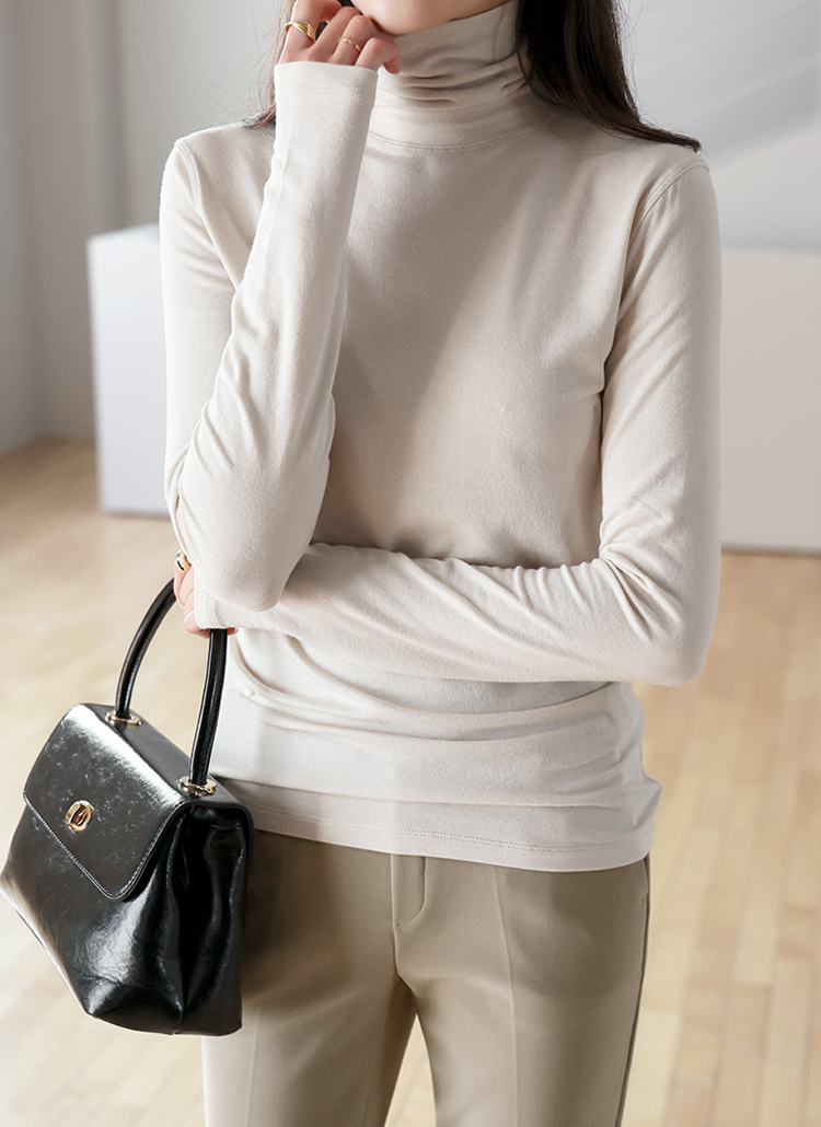 ソフトタッチタートルネックTシャツ | レディースファッション通販