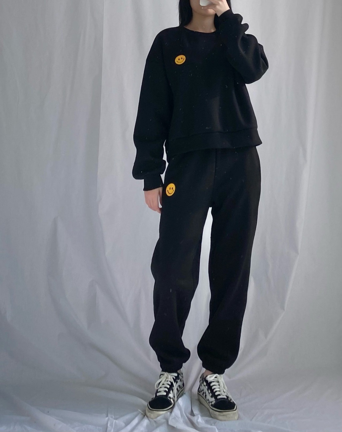 裏起毛スマイルスウェット&ジョガーパンツSET | 詳細画像18