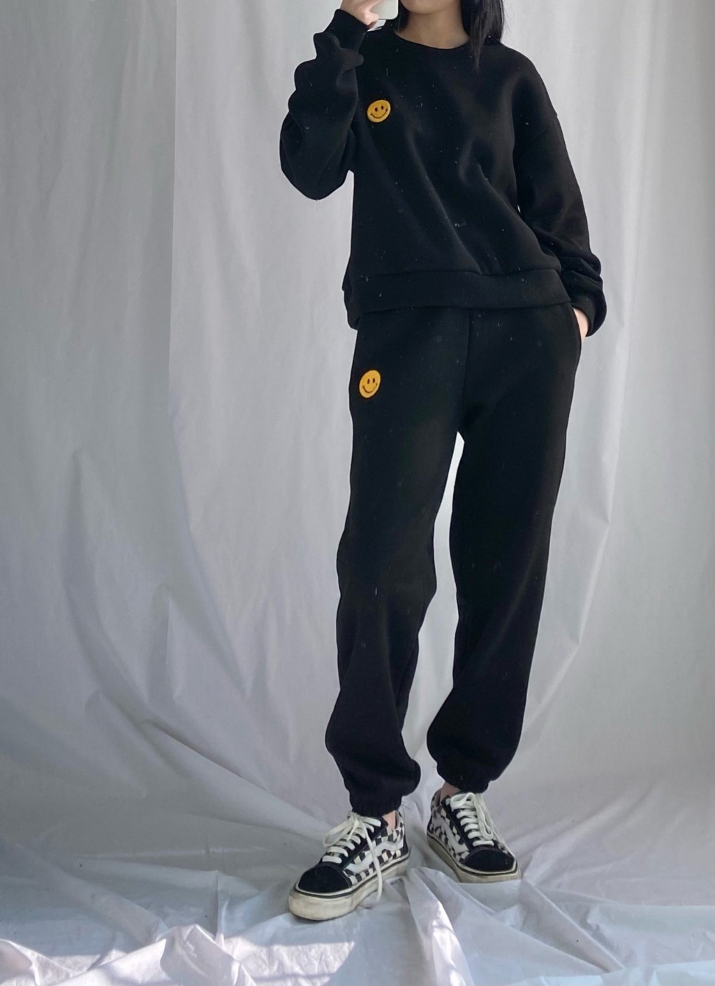 裏起毛スマイルスウェット&ジョガーパンツSET | 詳細画像19