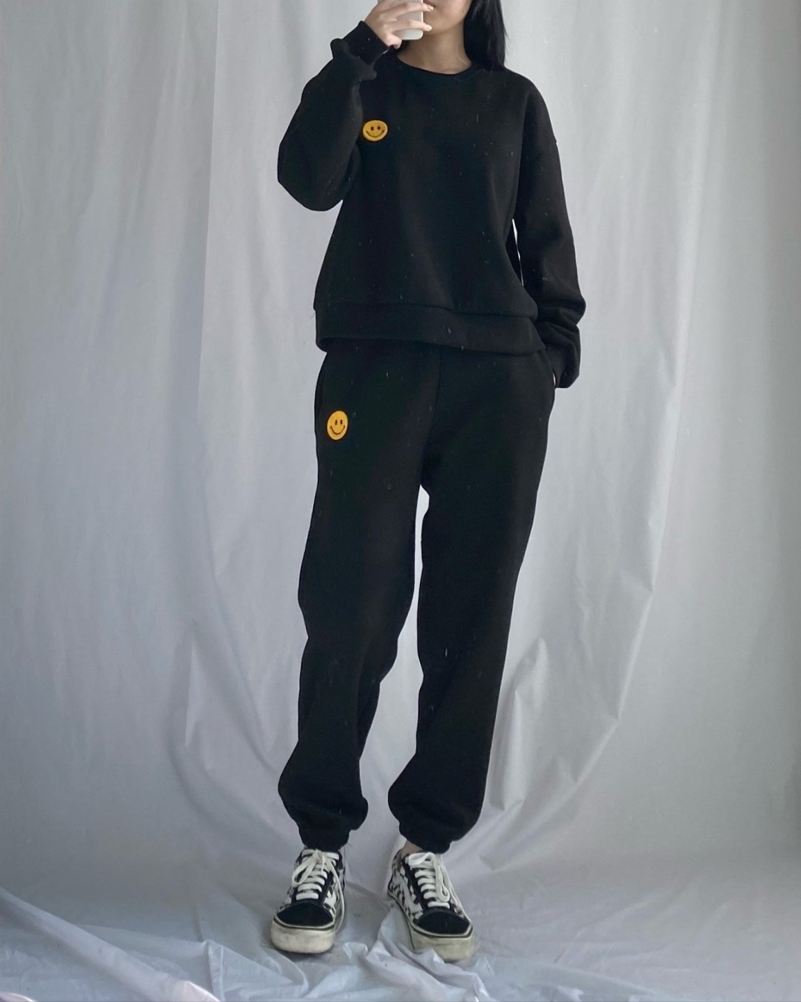 裏起毛スマイルスウェット&ジョガーパンツSET | 詳細画像20