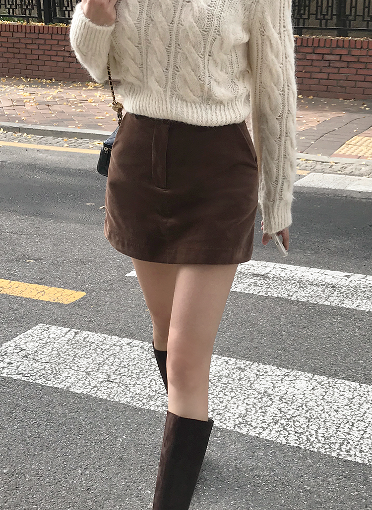 d.i.a☆スエード調ミニスカートスカパン