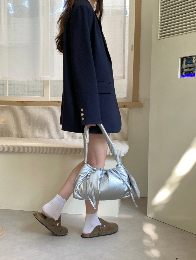 ポーチ付ボリュームドロストバッグ | 詳細画像2