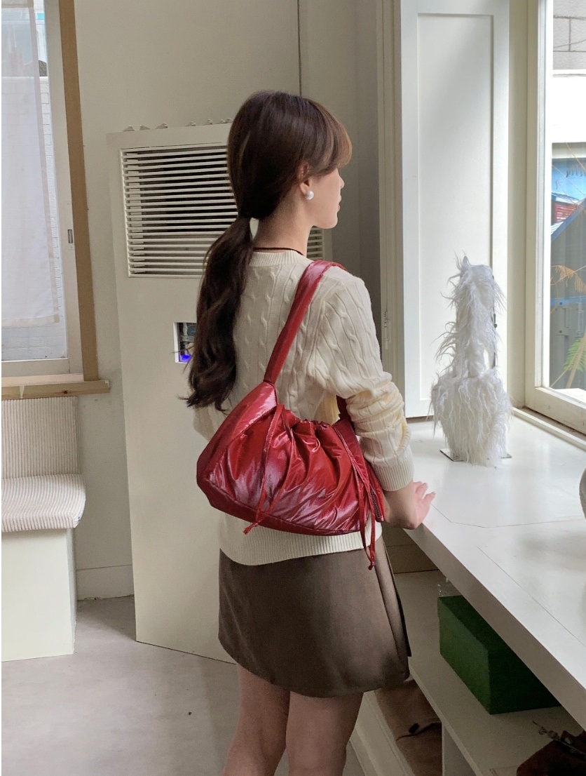 ポーチ付ボリュームドロストバッグ | 詳細画像4