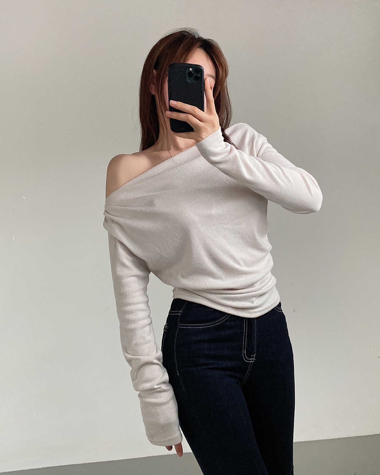 2WAY起毛リボンドレープTシャツ | 詳細画像5