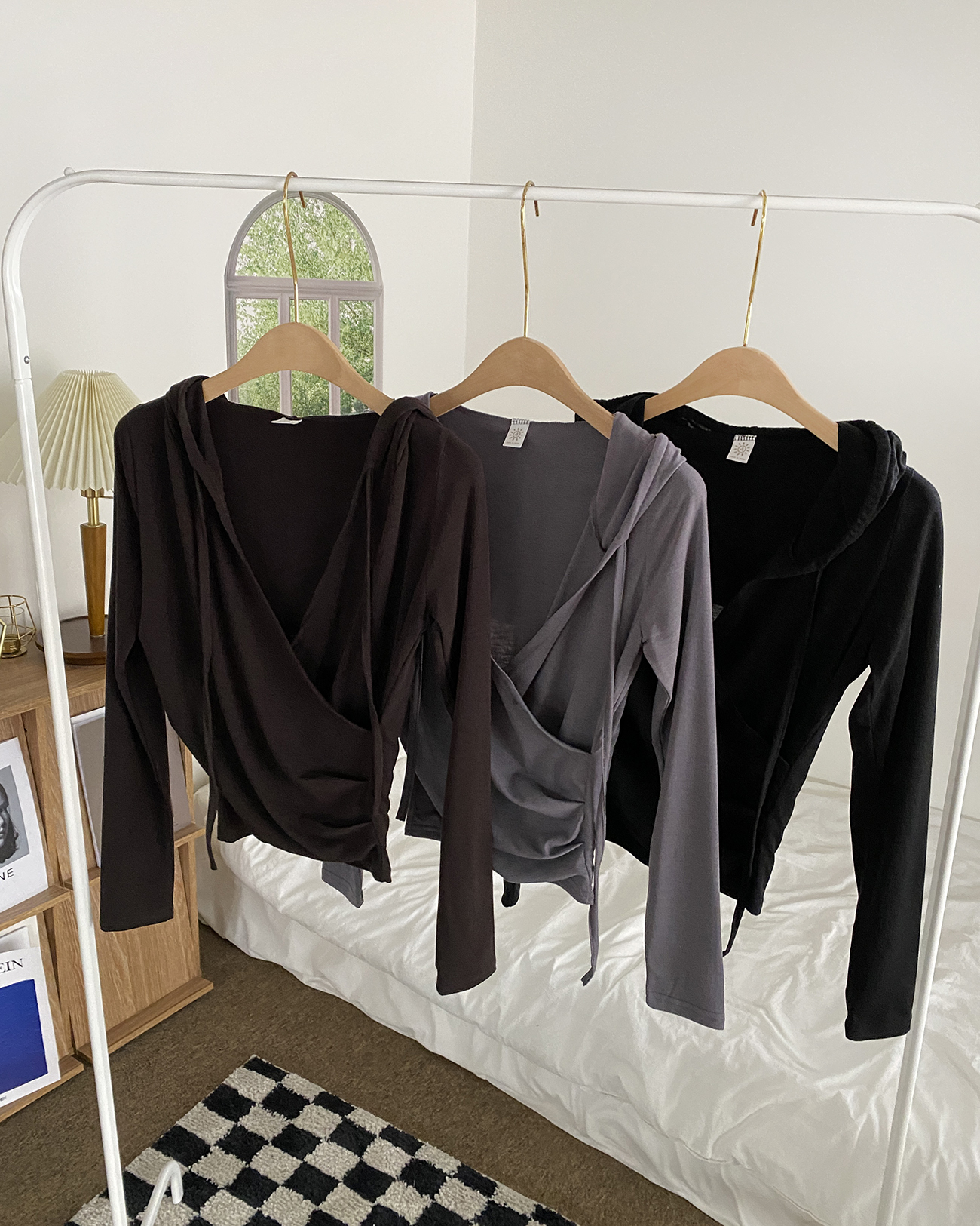 カシュクールドロストフードTシャツ | 詳細画像15