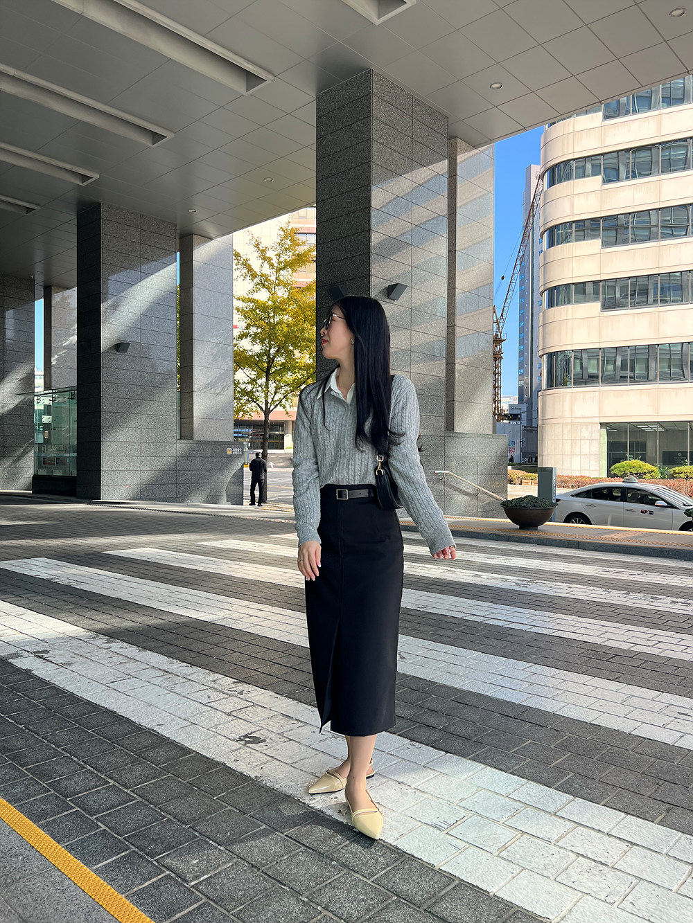 ハイウエストスリットIラインスカート | 詳細画像22