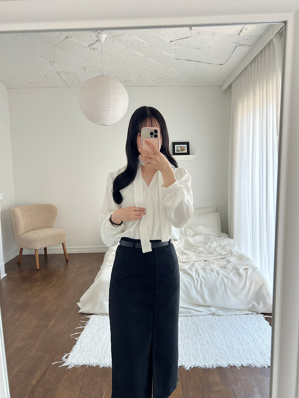 ハイウエストスリットIラインスカート | 詳細画像25