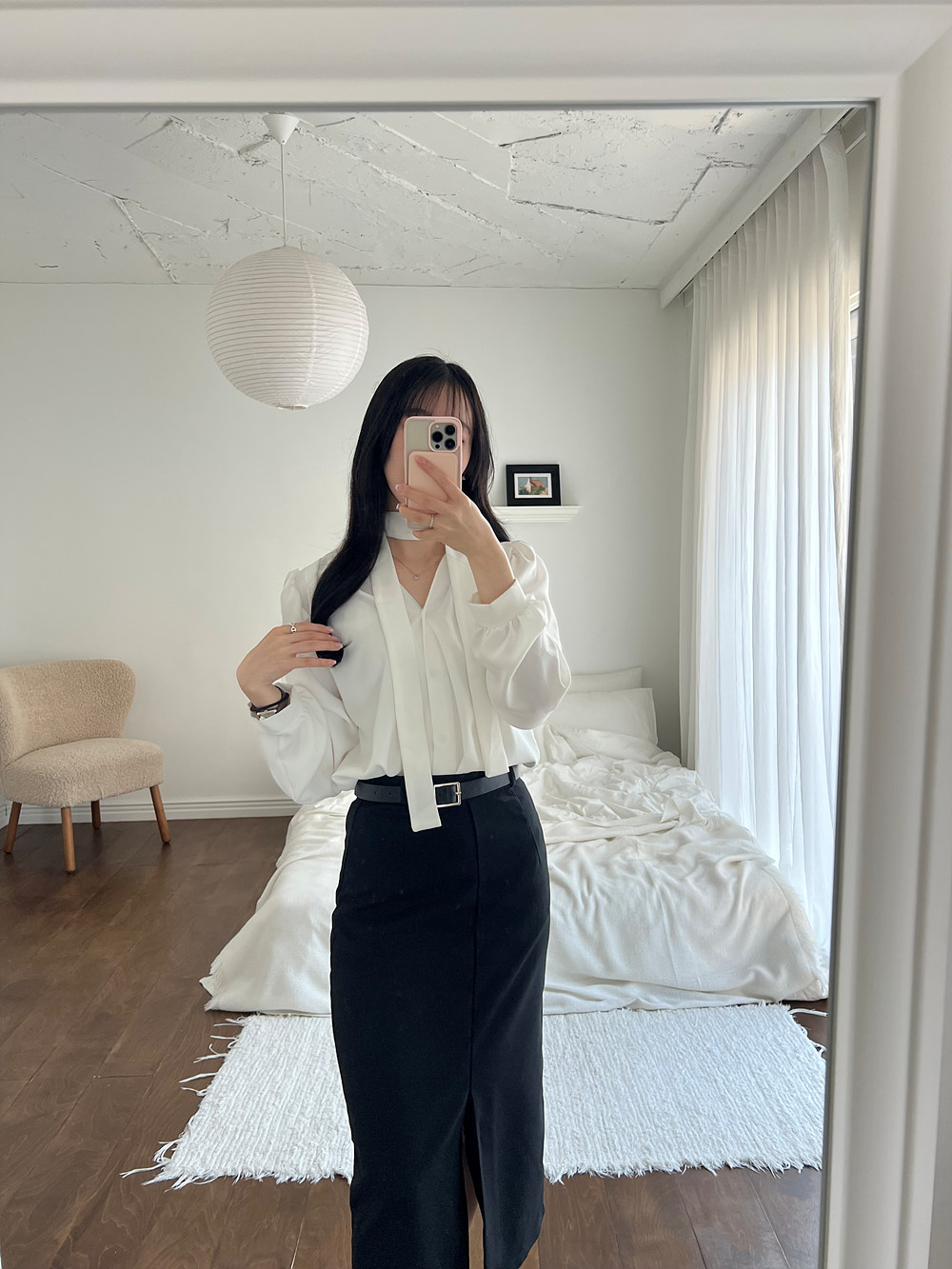 ハイウエストスリットIラインスカート | 詳細画像26