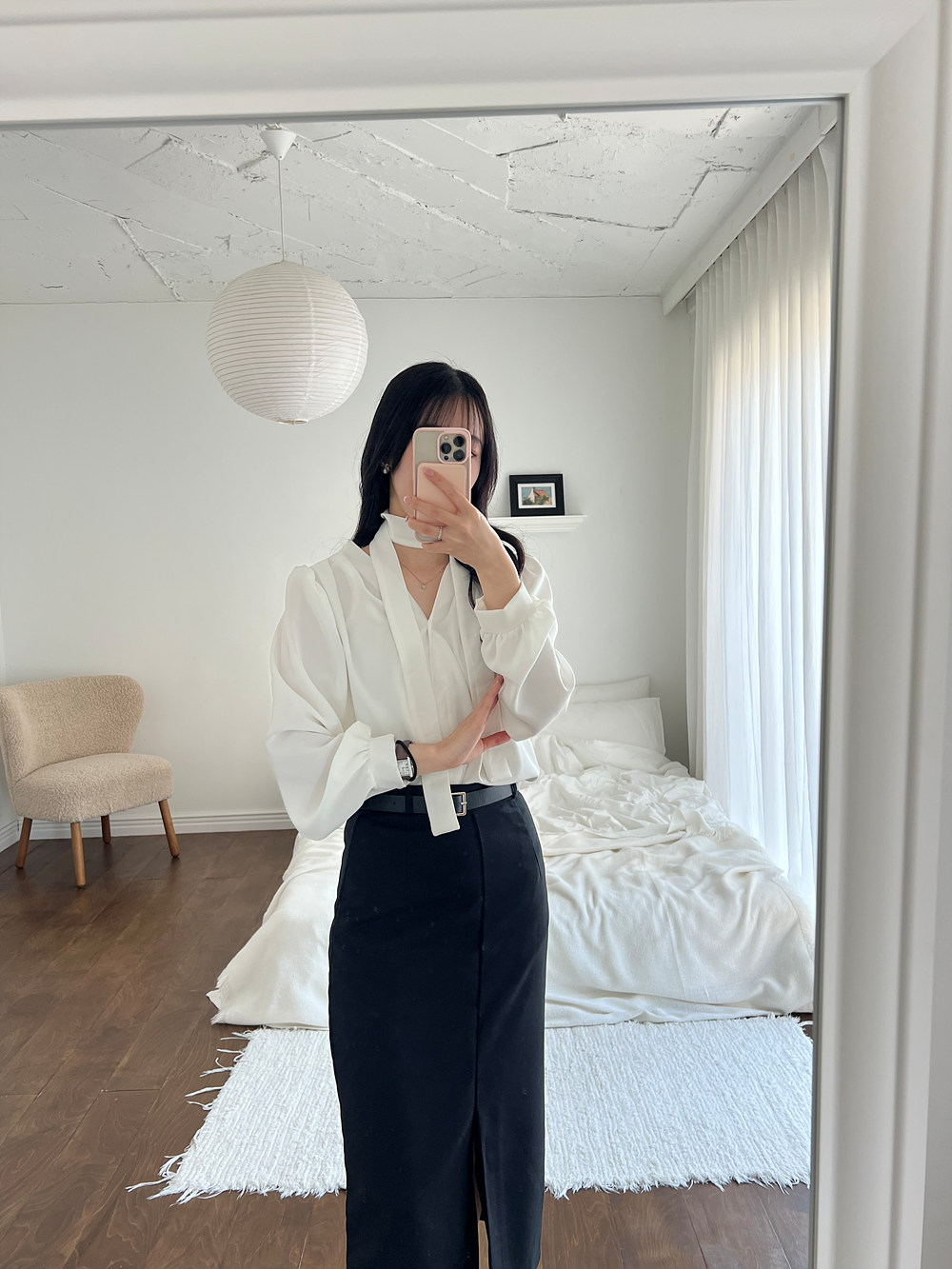 ハイウエストスリットIラインスカート | 詳細画像27