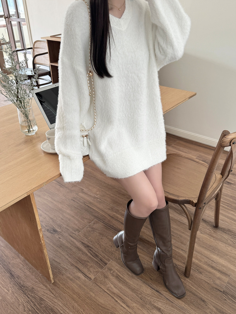 フラワーキルティングバニティバッグ | 詳細画像8