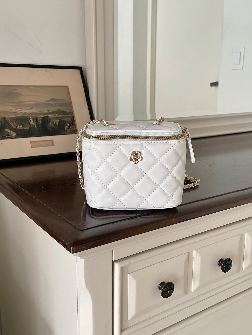 フラワーキルティングバニティバッグ | 詳細画像11