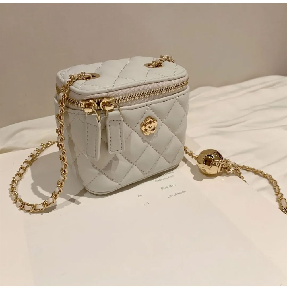 フラワーキルティングバニティバッグ | 詳細画像14