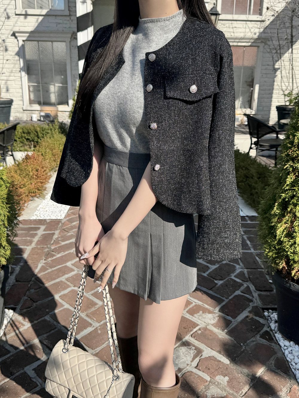 ボタンフラップツイードジャケット | 詳細画像8