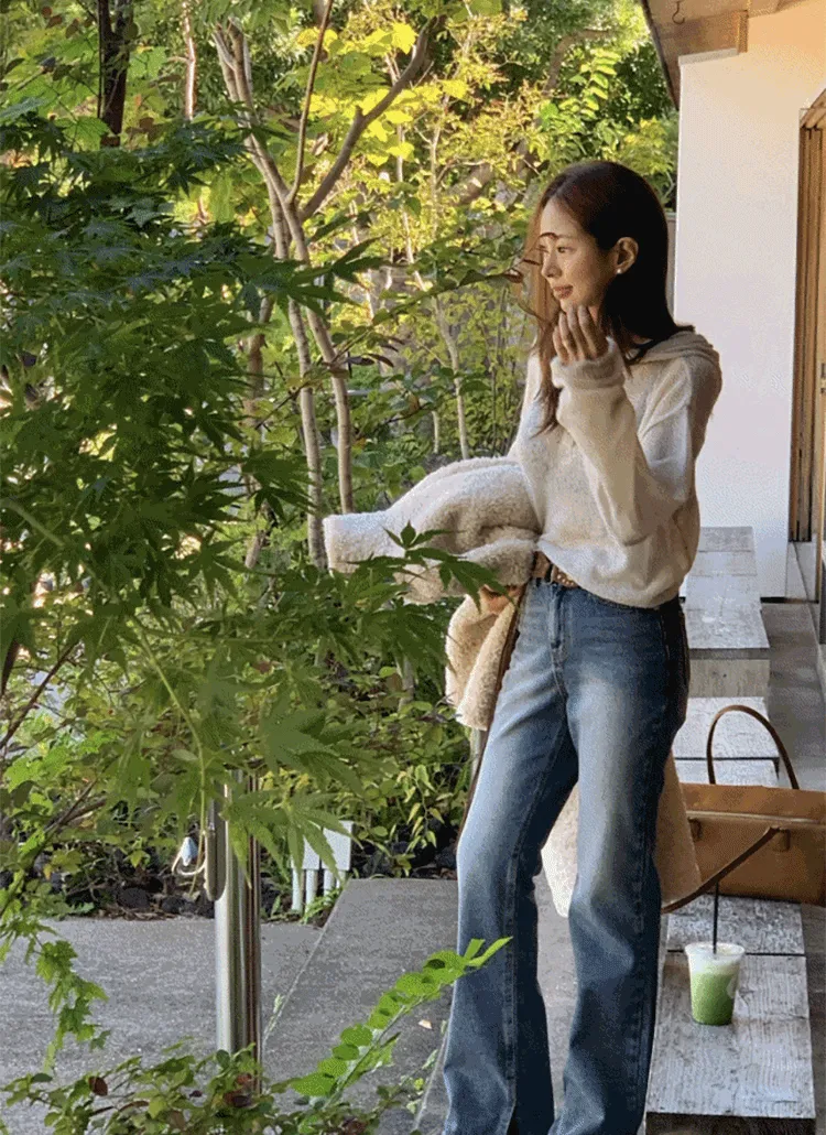 スリットフレアデニムパンツ | sundaymoore | 詳細画像1