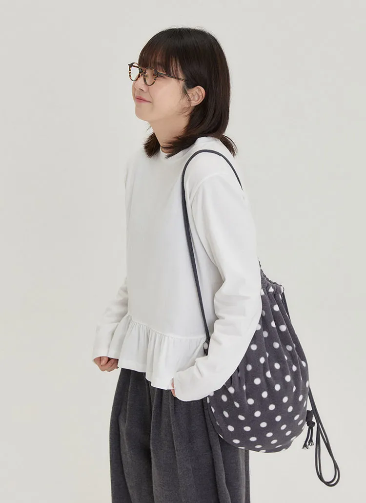 裏起毛ぺプラムTシャツ | baon | 詳細画像1