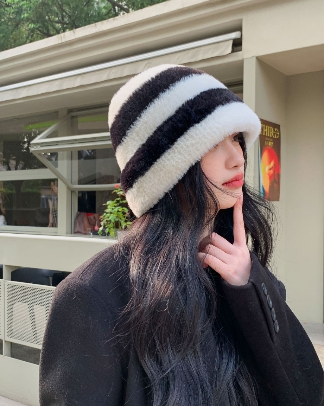 ボーダーエコファーバケットハット | 詳細画像4